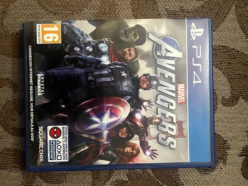 Marvel avengers ps4 and Assassin creed mirage ps5 for sale 3