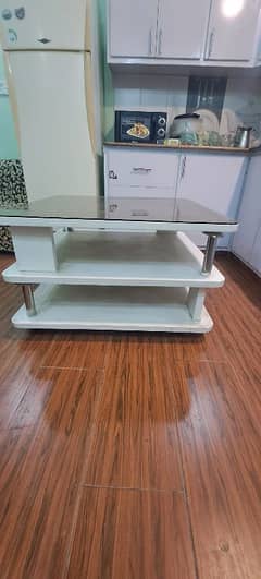 portable white 3x3 table