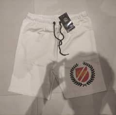 Elo - Men's casual white cotton shorts