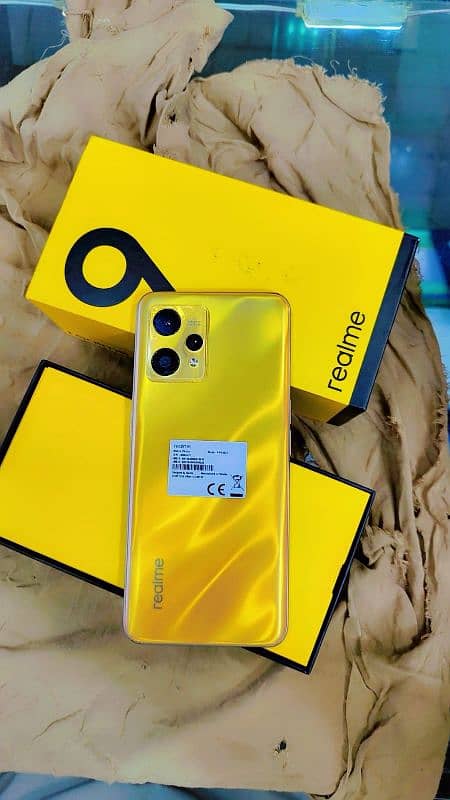 Realme 9/8GB/128GB/Display finger print/Only Box and mobile 1Hand us 0