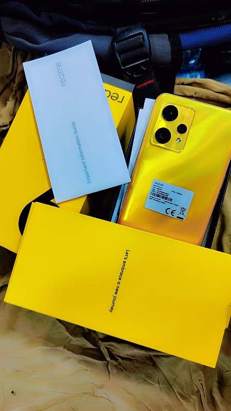 Realme 9/8GB/128GB/Display finger print/Only Box and mobile 1Hand us 1