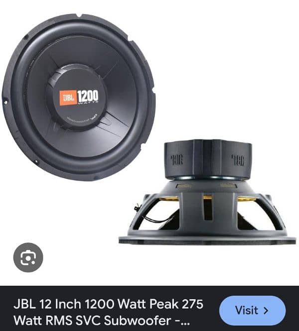 woofer original JBL 1200 watt 1