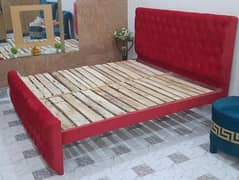 New Velvet Poshish Double size Bed