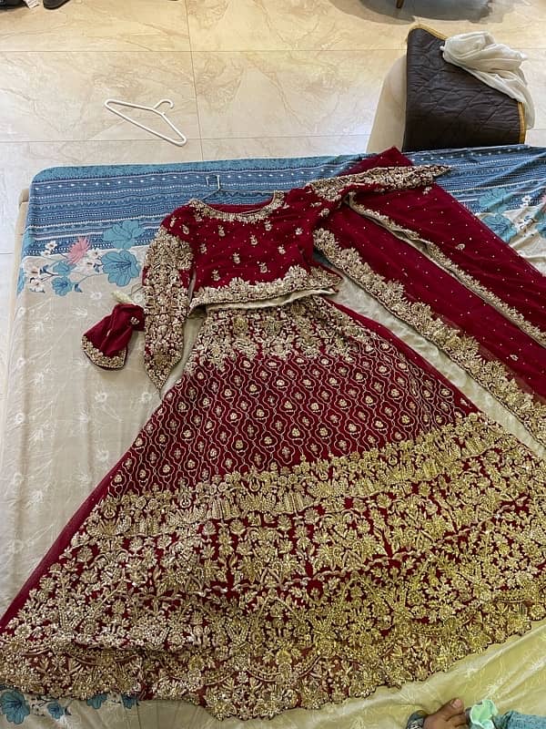 bridal Lehnga/برائیڈل لہنگا /برائیڈل جوتا 1