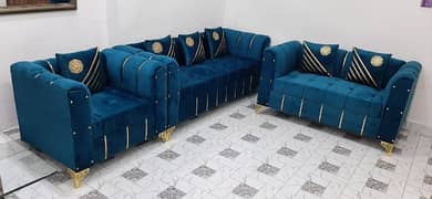 New Texture Design 6 Seater Stylish Sofa Set