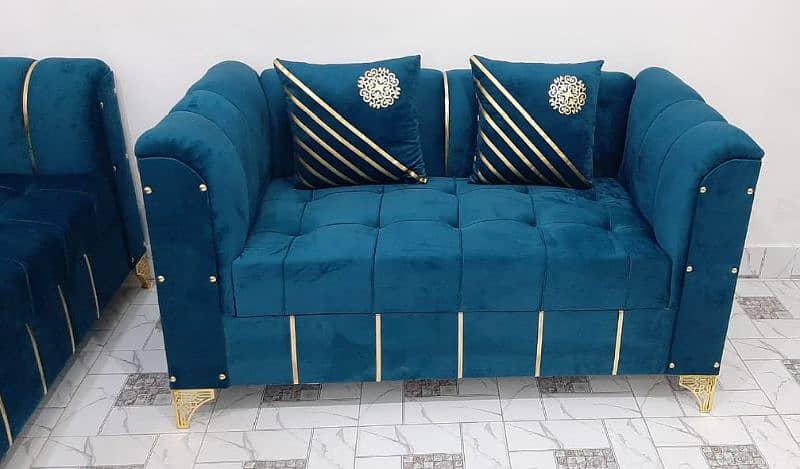 New Texture Design 6 Seater Stylish Sofa Set 1