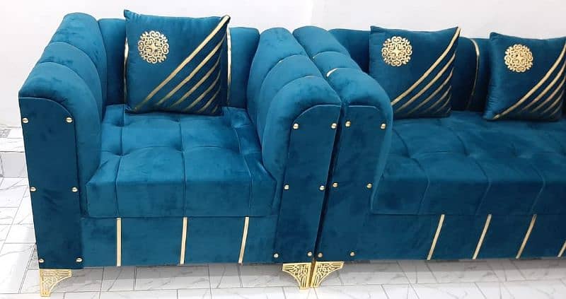 New Texture Design 6 Seater Stylish Sofa Set 3