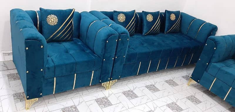 New Texture Design 6 Seater Stylish Sofa Set 6