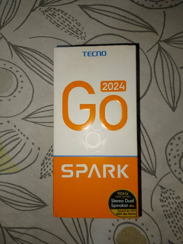 Tecno sparks Go 2024 model with full box. 1