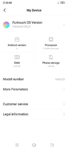 vivo s1 8 256 only charger condition 10/10 urgent sale 0