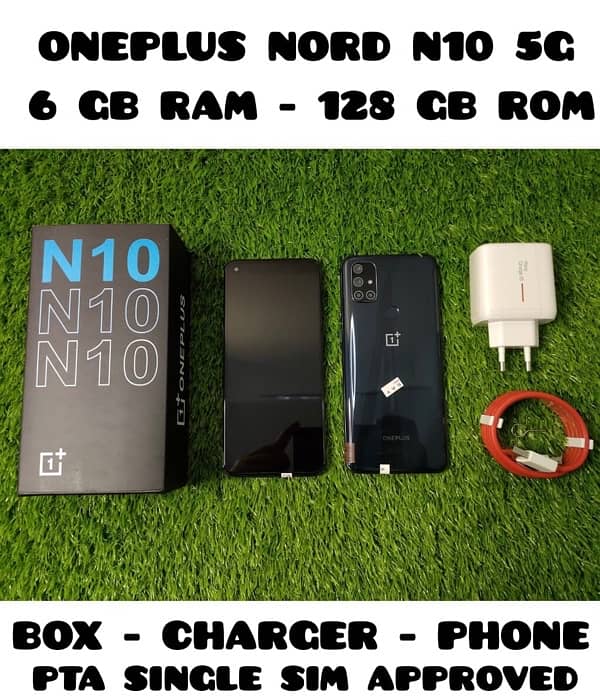 One Plus Nord N10 6GB + 128GB Single Sim Approved 0