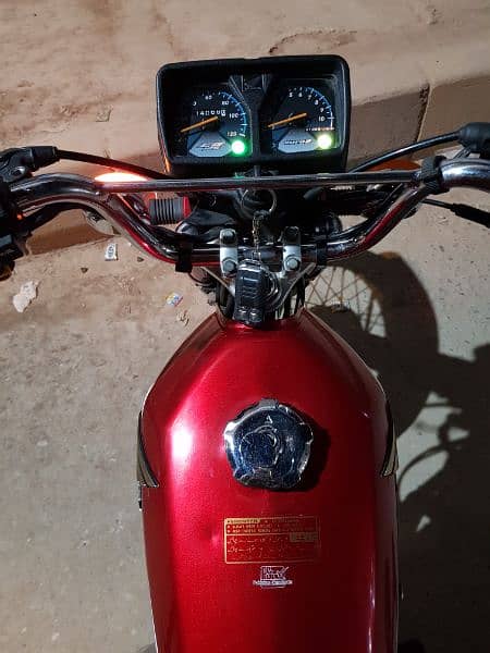 honda Cg 125cc 2023 05 month karachi number 4