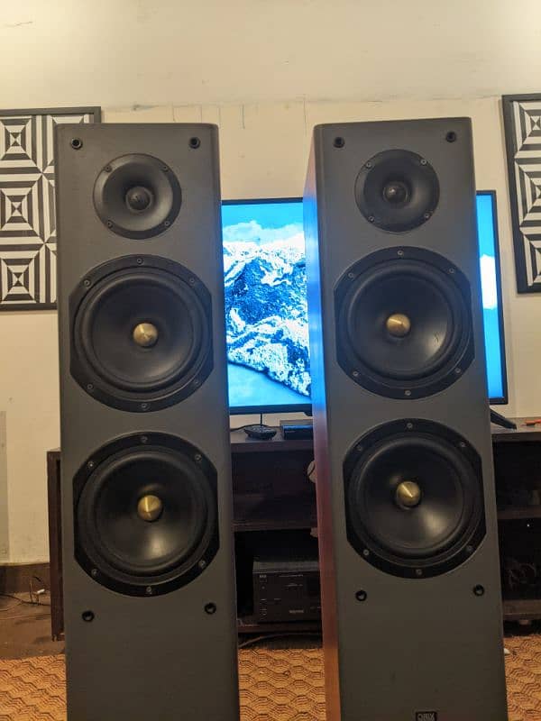 Tower speakers. 0