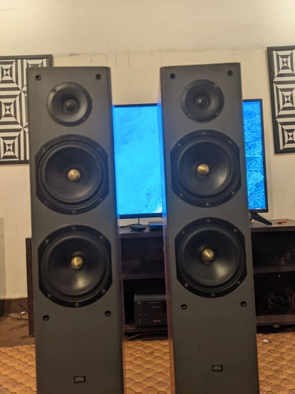 Tower speakers. 1