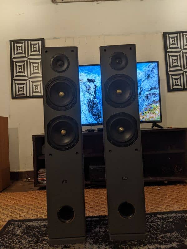 Tower speakers. 6