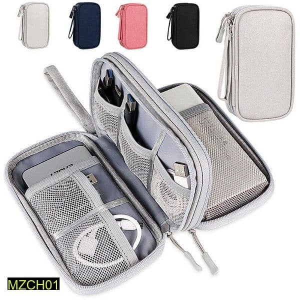 Portable Travel Digital Product Storage Bag Organizer Multi-layer 8