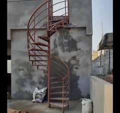 Iron stairs