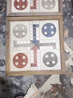 Carrom and ludo in pure wood