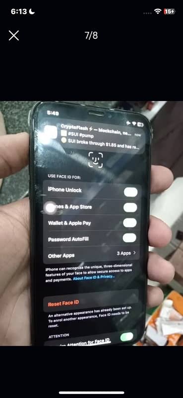 iPhone X non PTA factory unlock 64gb 6