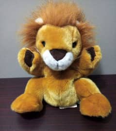 Lion hand puppet