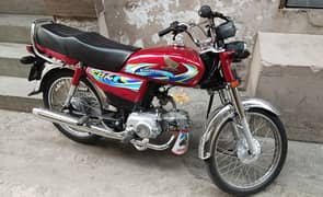 Honda CD 70 RED 2024 Model Brand New Condition