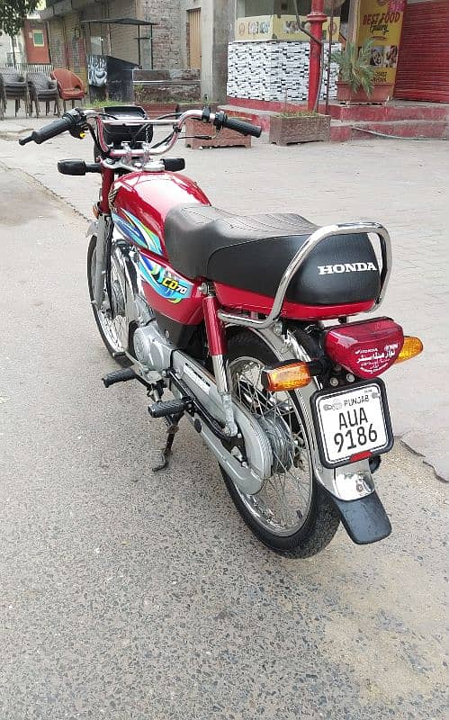 Honda CD 70 RED 2024 Model Brand New Condition 6