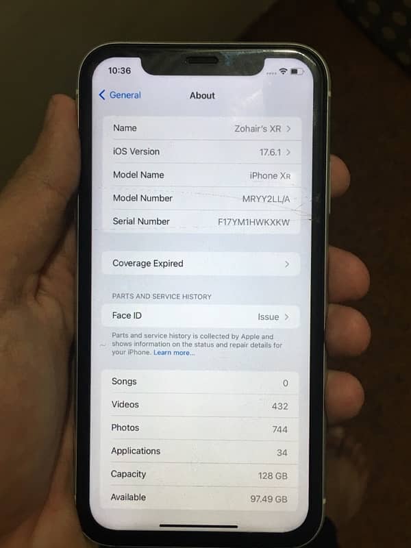 iPhone XR 128 GB Non Pta 1