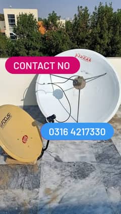 HD Dish Antenna lagwne sitting contact 0316 4217330