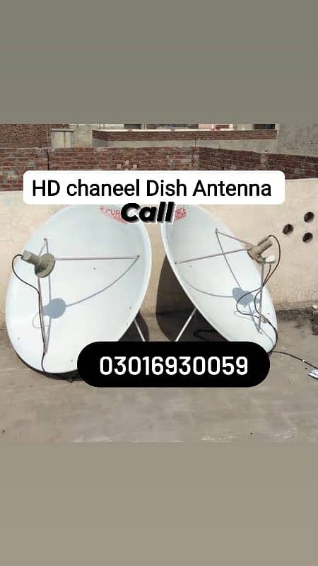 Dish antenna available +4k----cal 0301 6930059 0