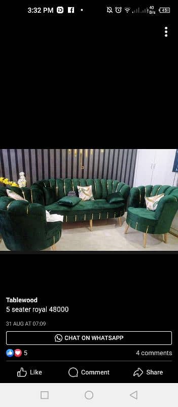 5 seater sofa set 6