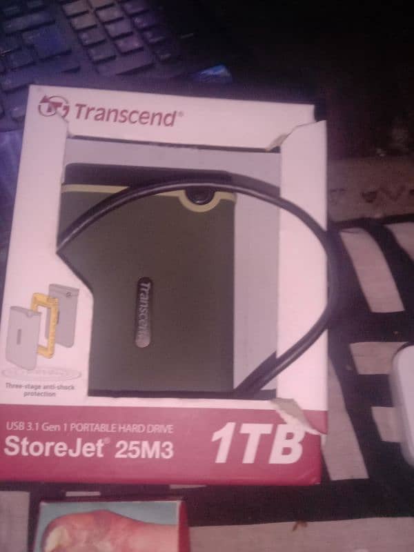 Transcend.  1TB  Store jet 25M3 7