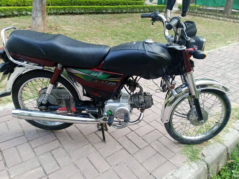 HONDA CD 70 2021/22 MODEL BEST CONDITION URGENTLY OFFERS 9