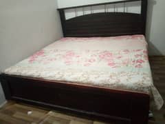 wooden bed