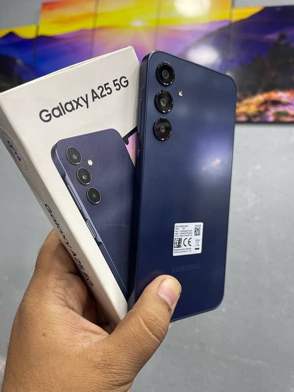 Samsung A25 just box open brand new phone 2