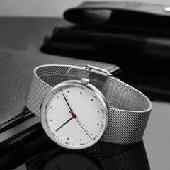 Twenty Seventeen Watch - White - Stainless Steel