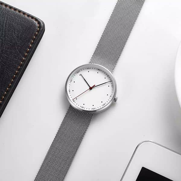 Twenty Seventeen Watch - White - Stainless Steel 4