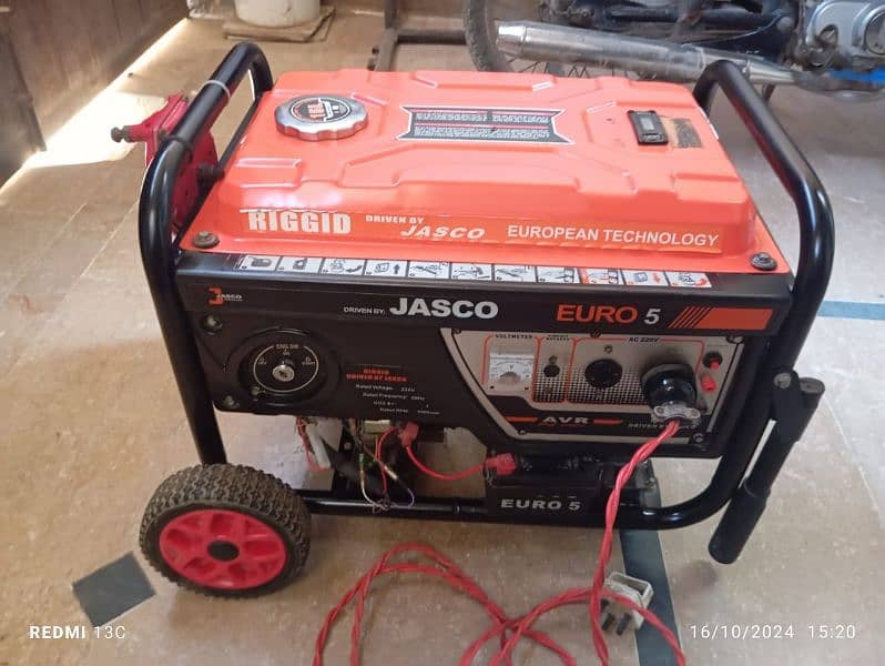 Jasco Riggid 3KVA Generator (2 months Used) 8