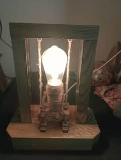 wooden lamp