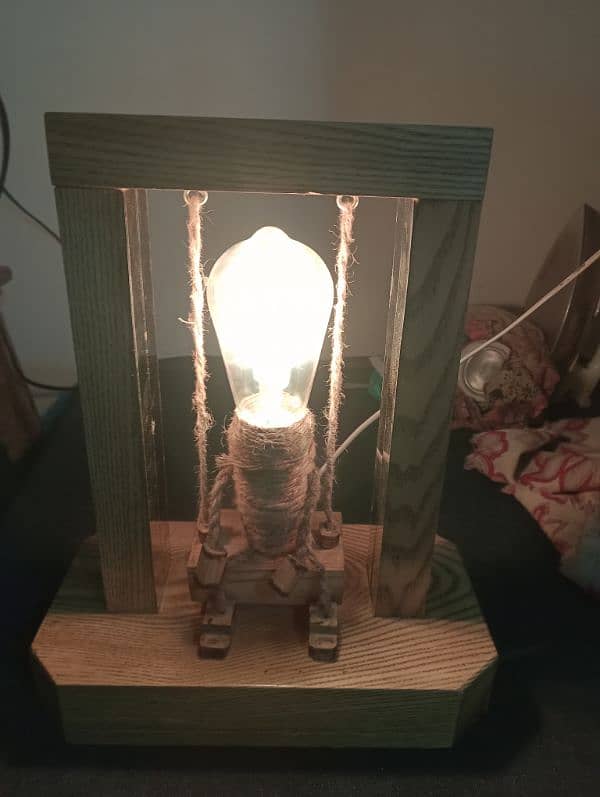 wooden lamp 0