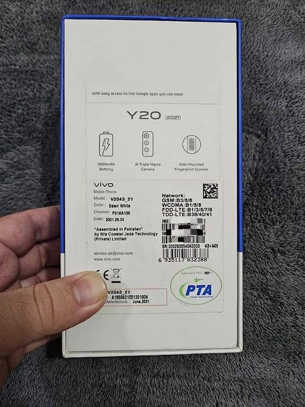 vivo Y20 what's app 03230915322 10