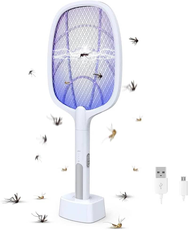 Electric Rechargeable Mosquito Killer Racket Lamp 2