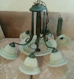 light green colour  italian chandelier 0