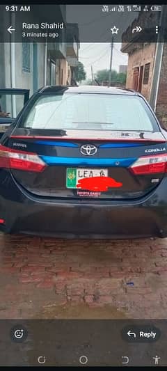 Toyota Corolla XLI 2016