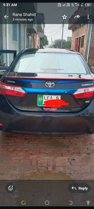 Toyota Corolla XLI 2016 0