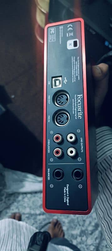 Focusrite 2i4 available in good condition 1