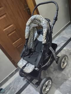 IMPORTED 4 TYRE BIG FOLDABLE BABY PRAM 03365036979