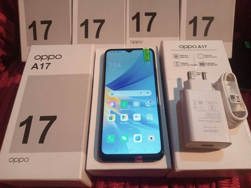 Oppo A17 6gb/128gb PTA Approved O3355361156 3