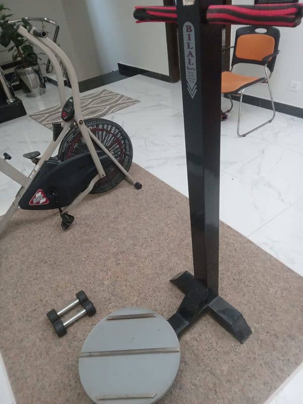 Air bike and twister for fitness gym for sale in good Airbike 41 6