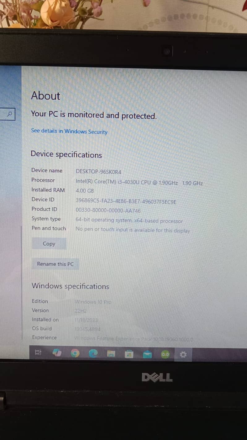 dell latitude e5540 core i3 4th gen 12