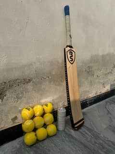 New cricket bat with 10 best quality balls and tape / tape ball